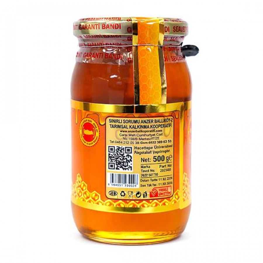 Anzer Balı 500 gr Coğrafi İşaretli 2025-2026 Hasadı